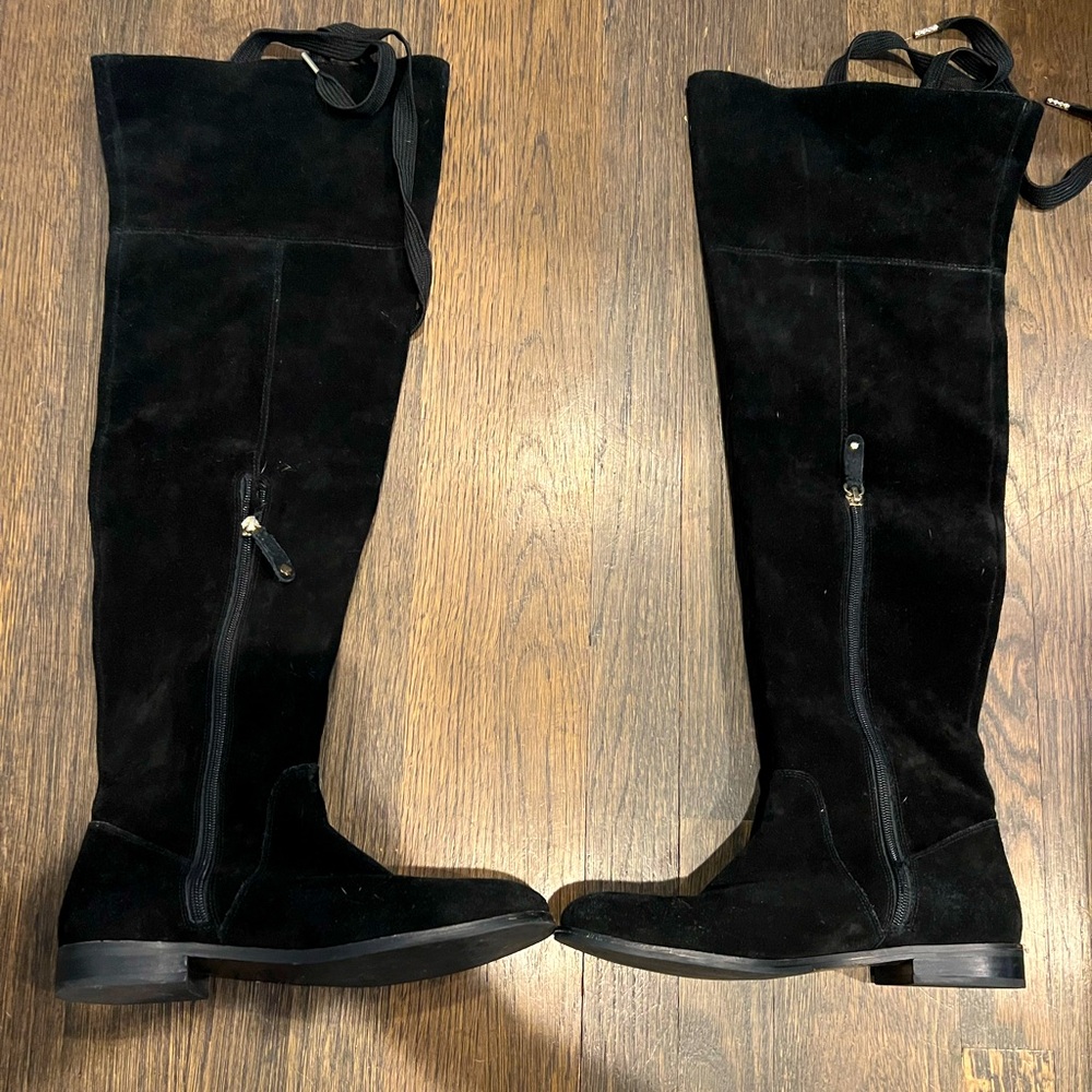 Kate Spade Knee High Suede Boots 👢